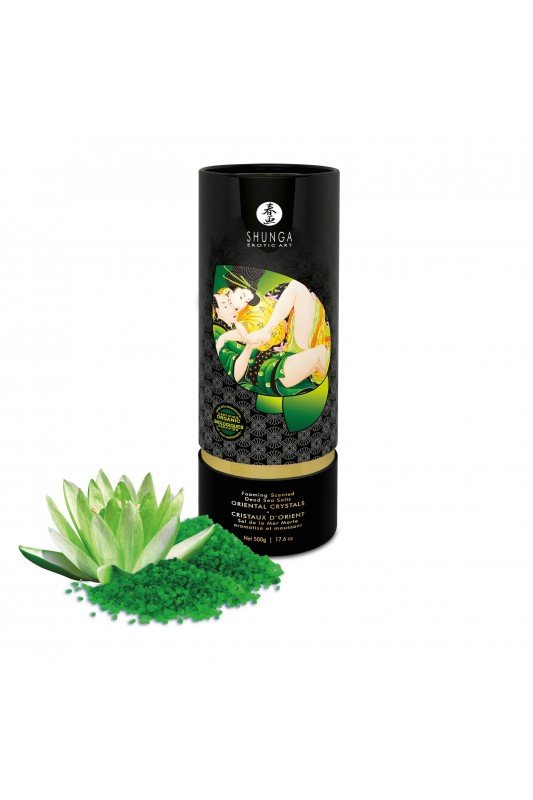 Sel de bain moussant - Cristaux d'orient - Fleur de Lotus BIO | Shunga