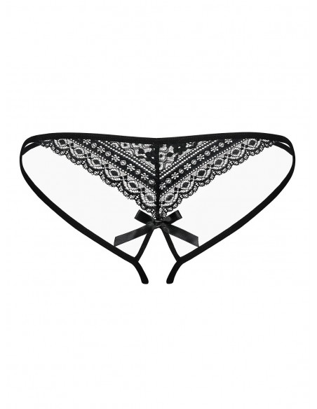 Picantina - String Ouvert Noir | Obsessive