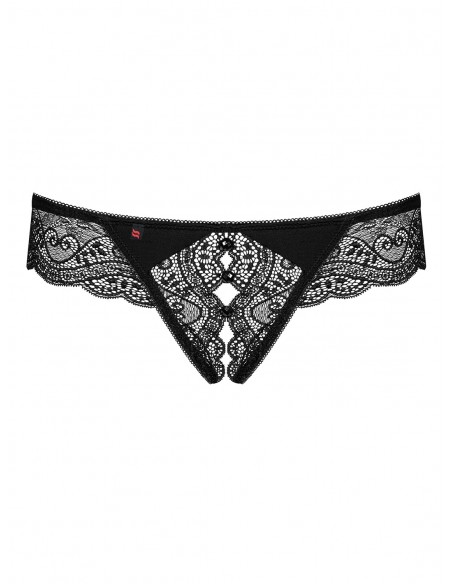 Miamor String Ouvert Noir | Obsessive