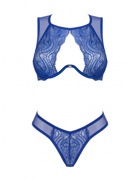 Giselia | Ensemble bleu dentelle | Obsessive