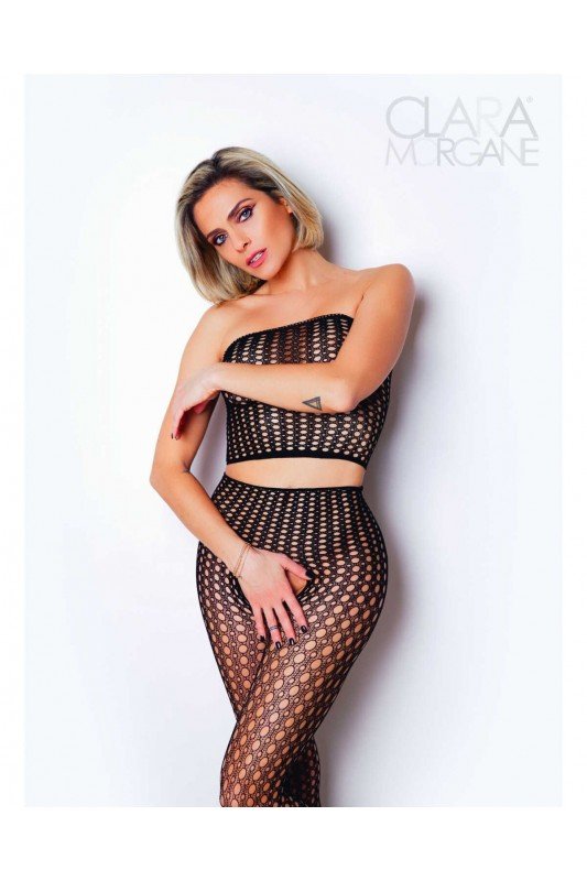 Le numéro 2 - Ensemble résille Clara Morgane | Clara Morgane Lingerie