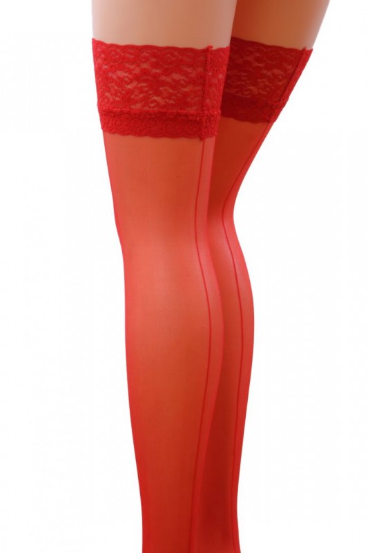 ST022 - Bas rouge | Passion lingerie