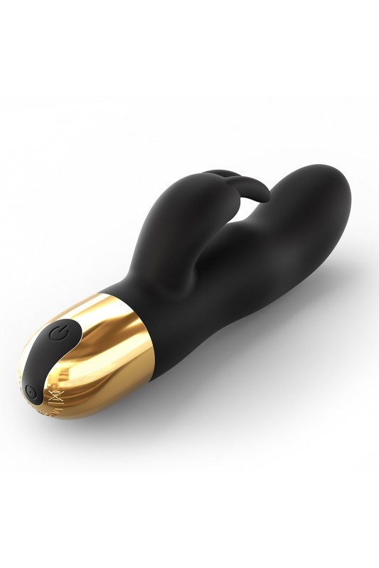 Vibromasseur Rabbit Expert G Noir & Or | Dorcel