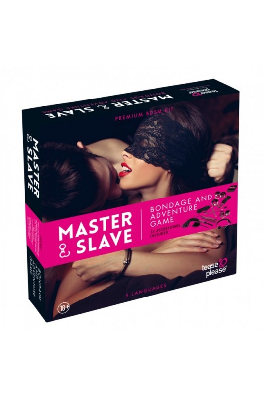 Master and Slave Pink Premium KIT BDSM | Tease & Please