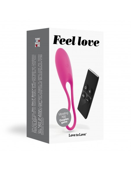 Vibromasseur Feel Love Oeuf Rose | Love to Love