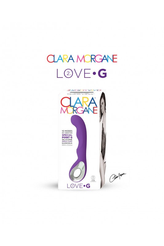 Love G 2.0 violet - Vibromasseur Point G | Clara Morgane