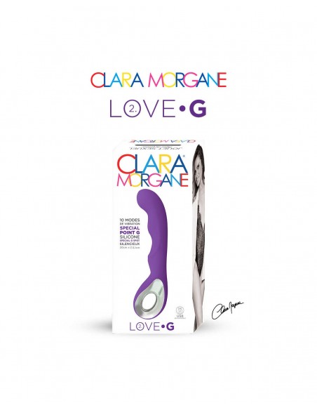 Love G 2.0 violet - Vibromasseur Point G | Clara Morgane