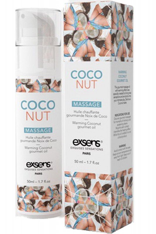 Huile chauffante Gourmande Noix de coco 50ml | Exsens