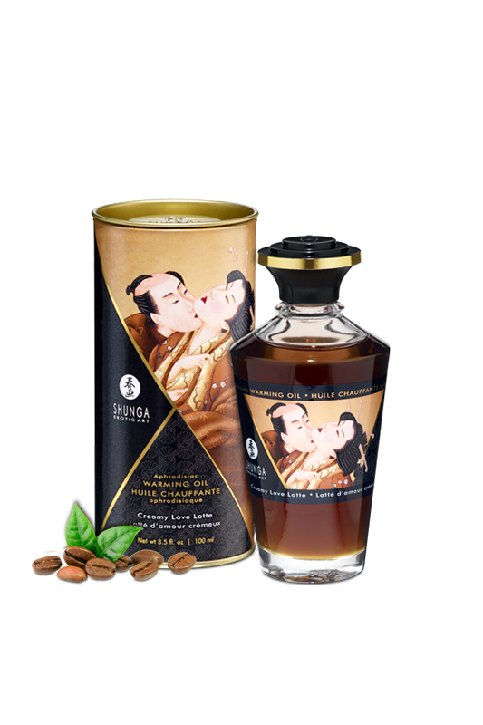 Huile chauffante aphrodisiaque Latte d'amour 100ml | Shunga