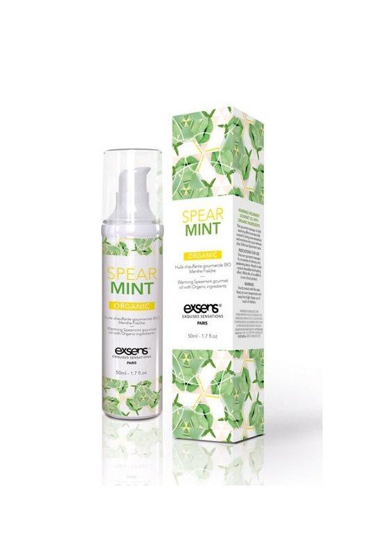 Huile chauffante Gourmande Menthe Bio 50ml | Exsens