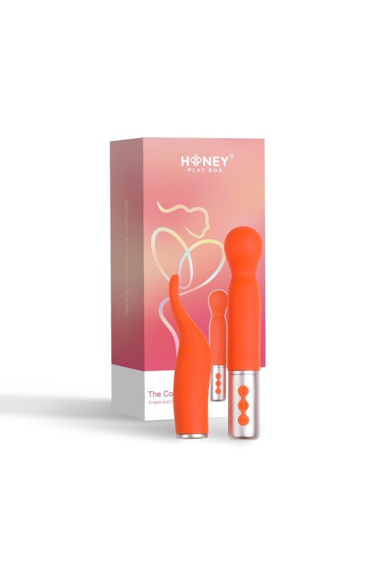 Partschinite - Vibromasseur rose à tête interchangeable | Honey Play box