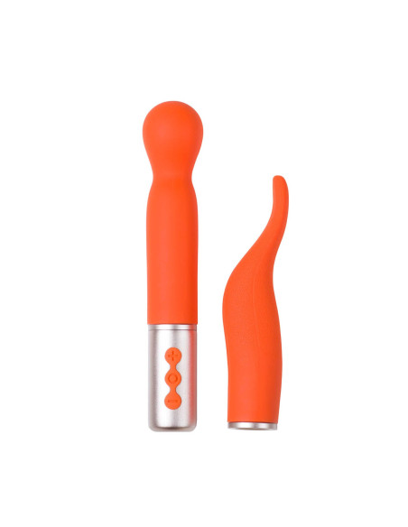 Partschinite - Vibromasseur rose à tête interchangeable | Honey Play box