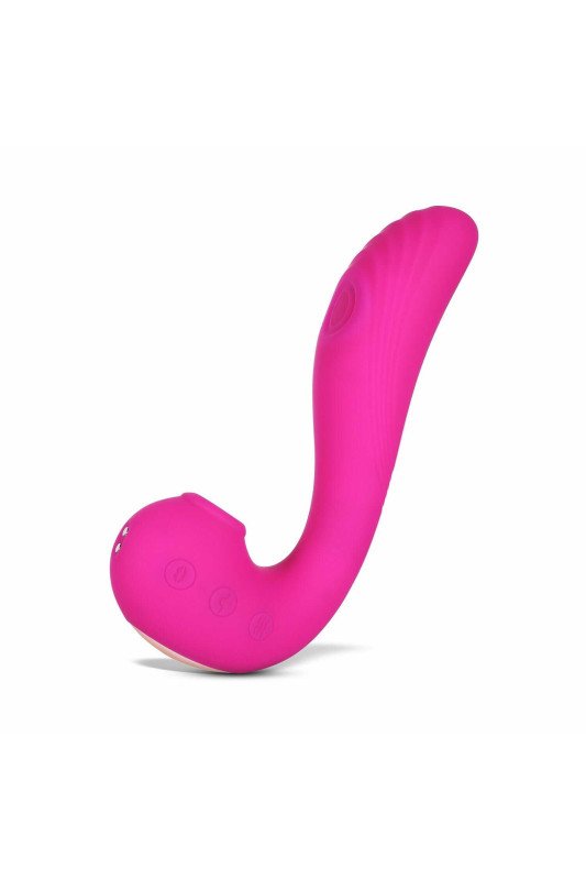 Angel : Vibromasseur rose 3 en 1 point G & léchage du clitoris | Honey Play box