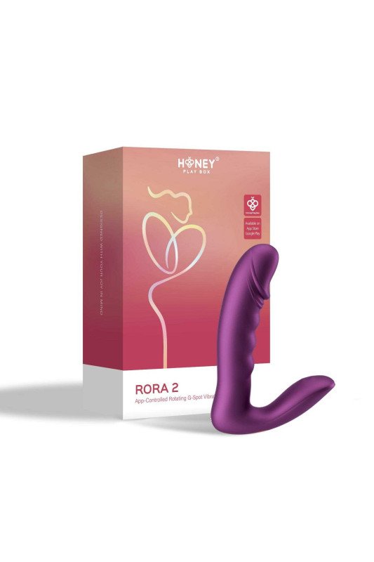 Vibromasseur Rora 2 G-Spot rotatif et clitoridien | Honey Play box