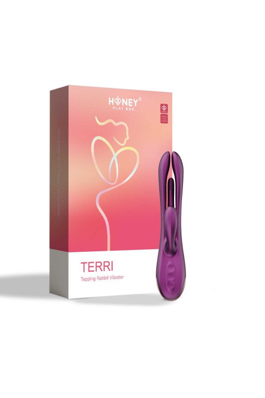 Vibromasseur rabbit connecté Terri - Mauve | Honey Play box