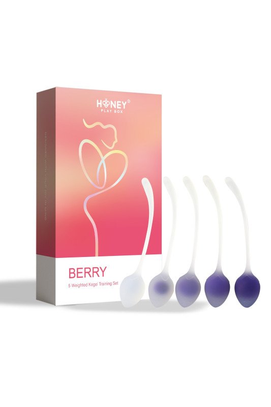 Berry : Set de 5 Boules de geisha Mauves | Honey Play box