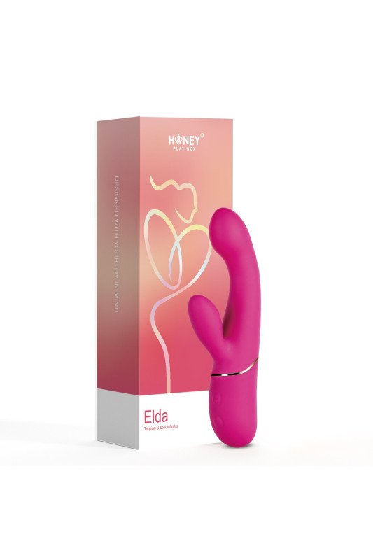 Vibromasseur G-Spot et stimulateur clitoridien Elda | Honey Play box