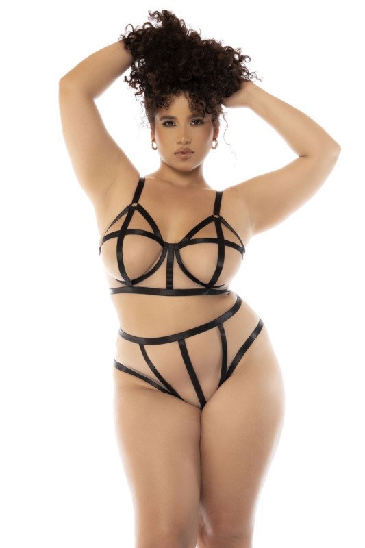 Ensemble Havana noir transparent grande taille | Mapalé