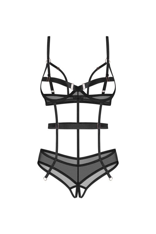 Body Ouvert Euridia Noir | Obsessive Freedom