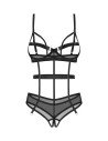 Body Ouvert Euridia Noir | Obsessive Freedom