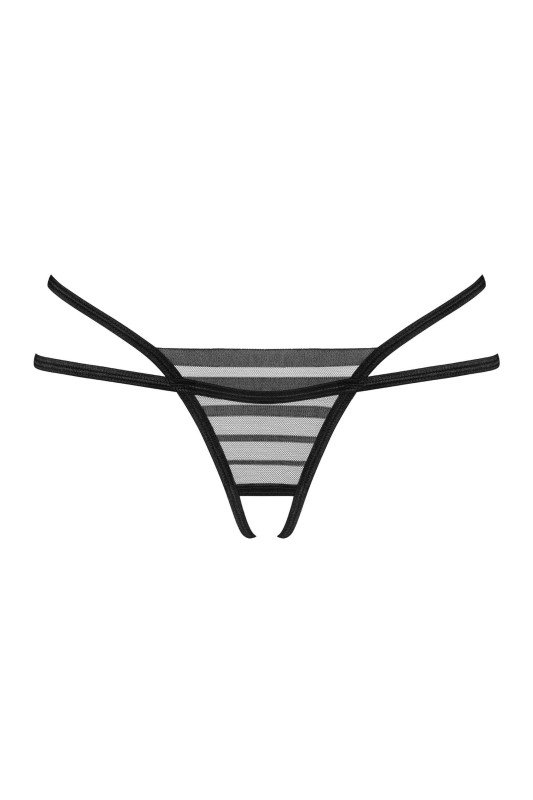 String ouvert Lune Bellis Noir | Obsessive Exquisite