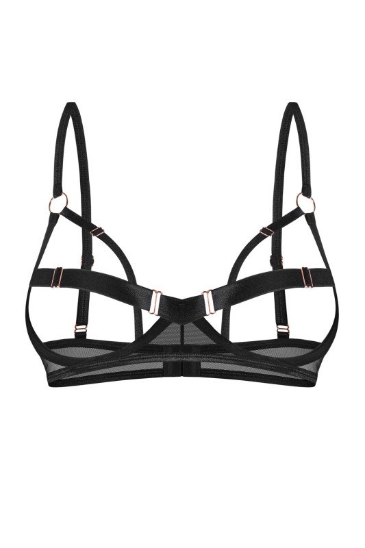 Soutien-gorge ouvert Euridia Noir | Obsessive Freedom