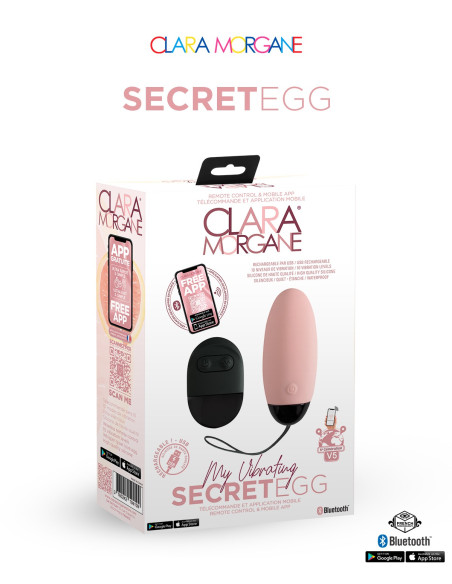 Oeuf Vibrant My Vibrating Secret Egg Rose | Clara Morgane