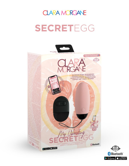 Oeuf Vibrant My Vibrating Secret Egg Rose | Clara Morgane