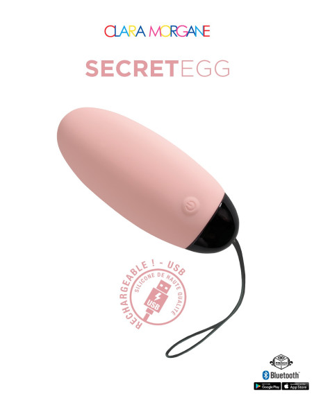 Oeuf Vibrant My Vibrating Secret Egg Rose | Clara Morgane