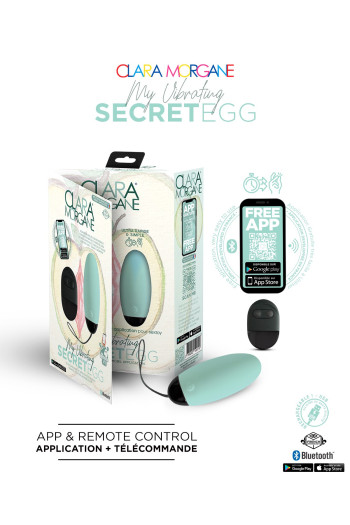 Oeuf Vibrant My Vibrating Secret Egg Bleu | Clara Morgane