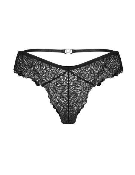 Tanga Dentelle Mystère Noir | Obsessive