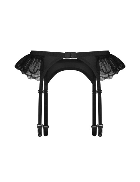 Porte-jarretelles tulle noir Stelisa | Obsessive