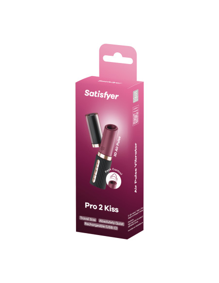 Stimulateur Clitoridien Pro 2 Kiss - Air pulse et vibration | Satisfyer